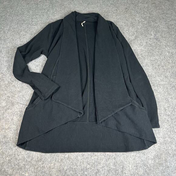 Lucy Active Cardigan Sweater Women’s Large Waterfall Open Front Pockets - Picture 1 of 9